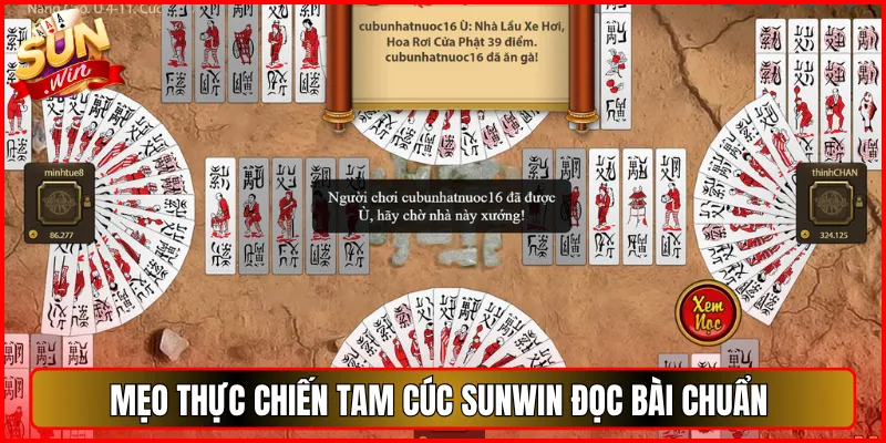 Mẹo Thực Chiến Tam Cúc Sunwin Đọc Bài Chuẩn