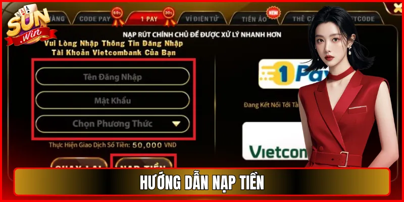 hướng dẫn nạp tiền